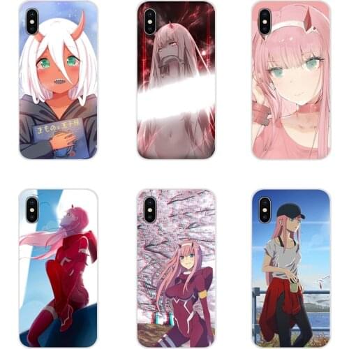 Darling in franxx zero two Accessories Phone Shell Covers For Xiaomi Mi4 Mi5 Mi5S Mi6 Mi A1 A2 A3 5X 6X 8 CC 9 T Lite SE Pro
