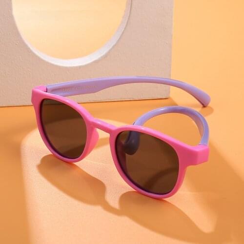 Childrens Sun Glasses Polarized Lens Classic Sunglasses For Kids Babies Boy Girl Cute UV400 Protection Vintage Eyewear Oculos