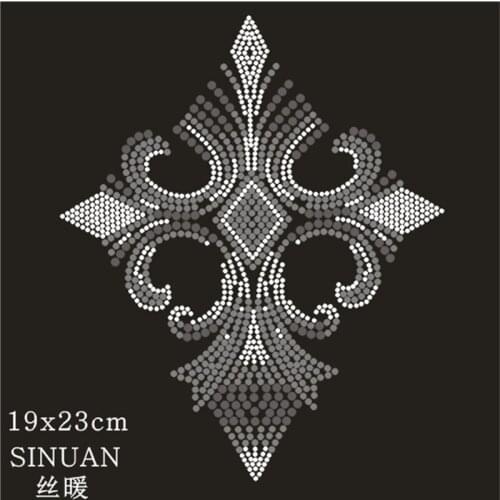 Hotfix Rhinestones Designs Garment Rhinestones Hotfix Beads For Clothes 10Pieces Glitter Glass Stones Rhinestone For Fabric