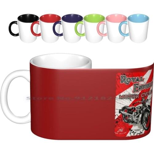 Royal Enfield Motorcycles Ceramic Mugs Coffee Cups Milk Tea Mug Royal Enfield Motorcycles Norton Bsa Matchless British Bike