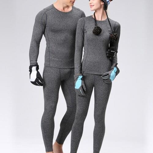 Thermal Long Johns Underwear Sets Fleece Base Layer Top & Bottom Undershirt