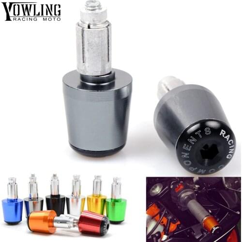 Motorcycle Handlebar Counterweight Ends 22mm Motorcycle Accessories For honda Shadow 750 Aero ducati diavel Kawasaki Z800 z1000