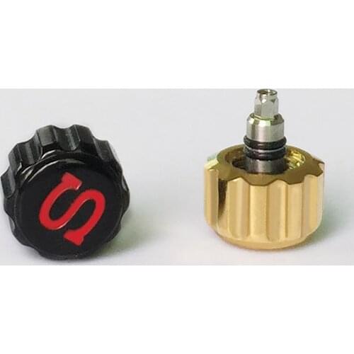 Watch crown Stainelss Steel SKX007 Crown Fashion Red 'S' Mod Parts Fit For nh35 NE15 7S26 4R36 6R15 Movement watch tools