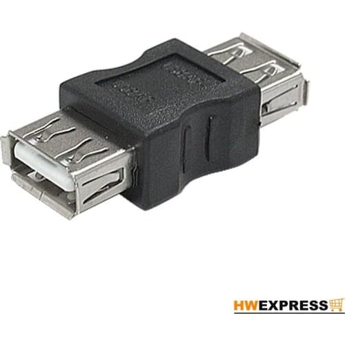 HWEXPRESS Hot Female to Female Type A USB 2.0 Converter Adapter
