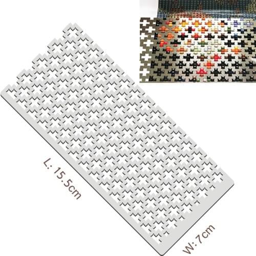 New DIY Diamond Painting Ruler Tools Drawing Ruler for Square Round Drill Diamond Embroidery Accessory Stainless Steel