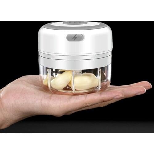 Multifunctional USB Mini Wireless Electric Garlic Crusher Vegetable Pepper Crusher Food Chopper Kitchen Tool