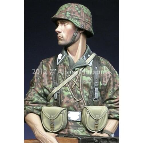 Unpainted Special Soldier Resin Figure 1/16 Scale Model Kit Assembly Models Kit Resin Colorless Self-Assembled Toy No.176