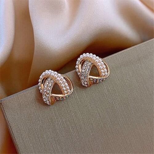 2020 Arrival Zeojrlly Pearl Women Classic Stud Earrings New Fashion Korean Small Cute Female Jewelry Korean Earrings