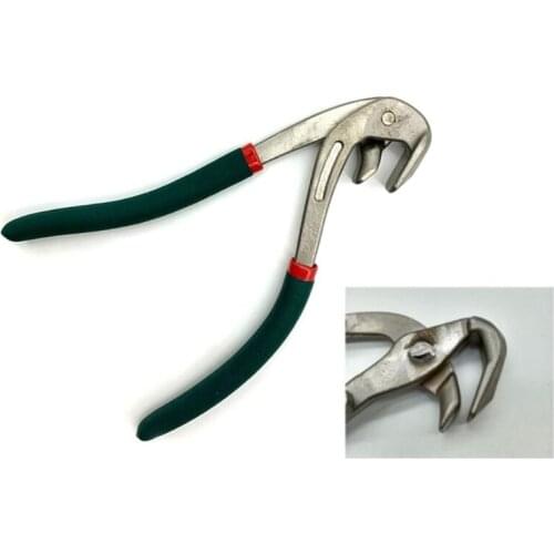 B2QB Car Door Panel Crimp Dent Edge Pliers Crimping Vise Door Cover Edge Sheet Metal Pliers for Auto Panel Car Body Repair