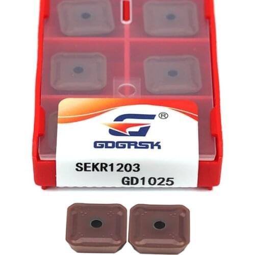 SEKR1203 SEKR1504 GD1025 GD1125 Carbide Blades CNC Lathe Tool Milling Inserts,For Steel And Stainless Steel Milling Turning Tool