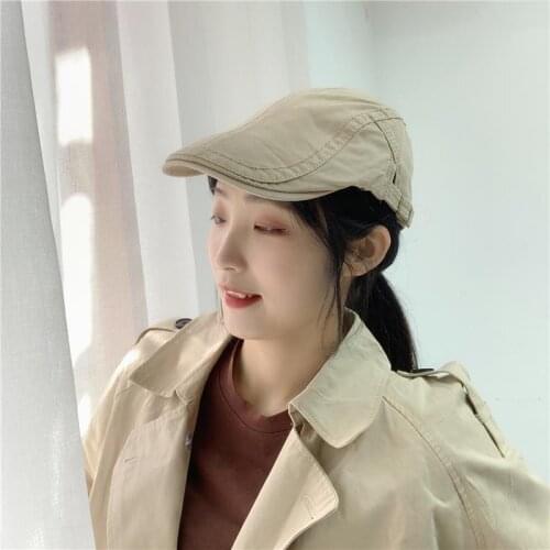 Net red retro cap baseball cap spring summer sun-shade casual hat Cotton hat Bonnet peaked cap Panama hats for womens hats