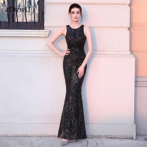 Celebrity Evening Dress Spaghetti Backless Party Vestido de Fiesta Sequin Mermaid Dress Butt-hugging Formal Prom Dress YNY-18165