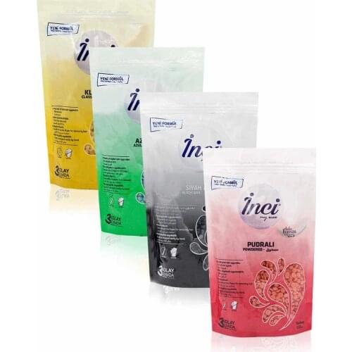 Pearl waxing yellow, black, pink, green 4 PCs 200 grams (total 800 gram) hard beads waxing, hair removal hair removal, painlessly bezsiz waxing