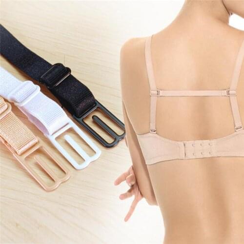 Women Anti Slip Bra Strap Double-Shoulder Holder Buckle Belt With Back Hasp All Match Invisible Elastic Straps Bra Accessory