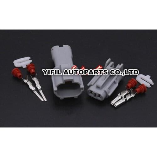 10sets/lot 2 Pin/Way Female And Male Auto Waterproof Electrical Wire Connectors Fog lights Plug MG640322 MG610320