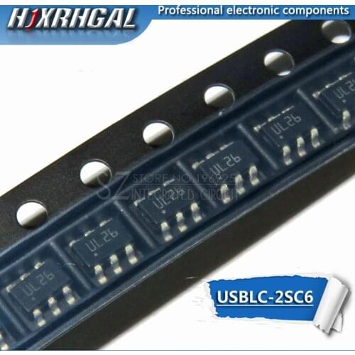 10pcs USBLC6-2SC6 SOT23 USBLC6 SOT23-6 SOT UL26