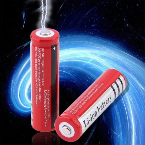 2PCS YCDC 18650 Lithium Battery 3.7V Volt 3000mah BRC 18650 Rechargeable Battery Li-ion Lithium Battery For Power Bank Torch