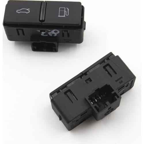 2 Pcs 4E0959831 High Quality Black Car Trunk Fuel Flap Release Control Switch Button For A8 S8 Quattro 2003-2010 4E0 959 831