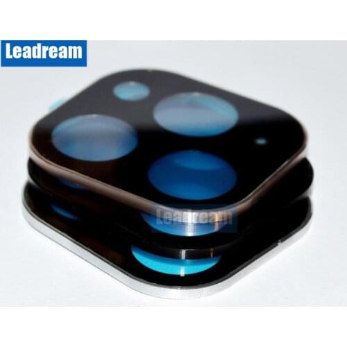 2000Pcs For iPhone 11 3D Full Back Camera Screen Protector for iPhone 11 Pro Max 2019 Aluminum Metal Camera Tempered Glass Film