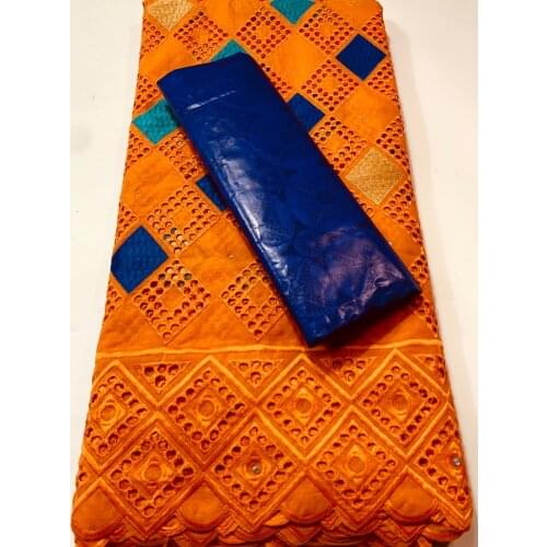 African Bazin Riche Fabric 2021 High Quality Guinea Bazin Brode Lace Fabric Embroidery Swiss voile Lace Fabric 2.5+2.5 YKM119