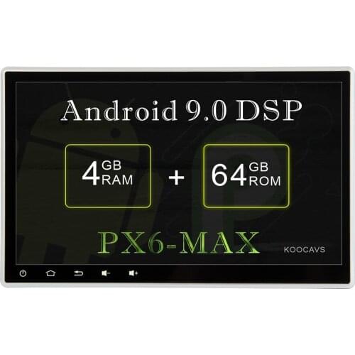 KOOCAVS 10.2" Android 9.0 Car GPS Radio Player for 2 din Universal with 4GB+64GB Auto Stereo Multimedia Headunit