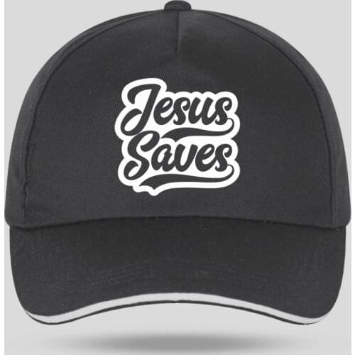 New Men Women Fashion Jesus Save Christian Religious Baseball Caps for Hip Hop Cotton Velcro Trucker Cap Bone Dad Hats