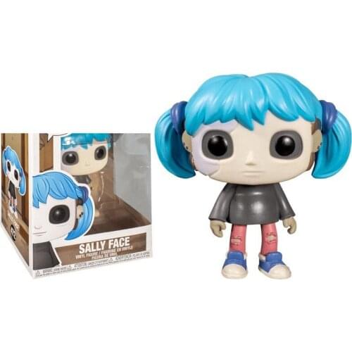 FUNKO Game Series Sallyface Figure Toys Sally Face #472 Sal Fisher Vinyl Action Figure Model Toys For Children Christmas Gift