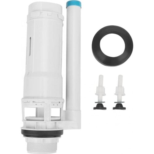 G1/2" Adjustable Toilet Drain Fill Valve Bathroom Tank Dual Flush Valve Toilet WC Cistern Accessories Water Flush Push Button