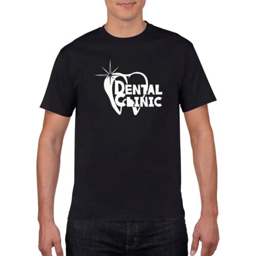 Summer casual printing creative design dental sexy shopping fun short sleeve t-shirt mens T-shirt