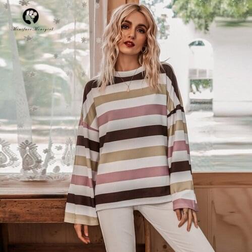 Женские полосатые футболки Minifaceminigirl China At AliExpress