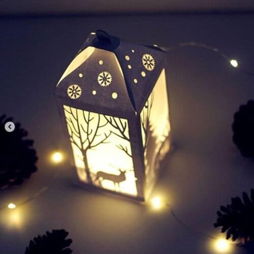 Christmas Tree Elk Metal Cutting Dies Stencil Scrapbooking DIY Album Stamp Paper