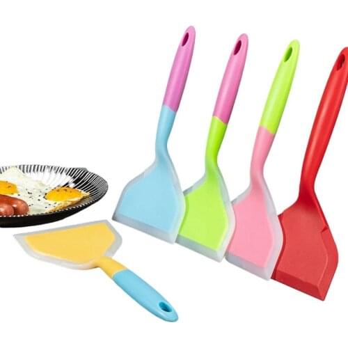 Silicone Spatula Beef Meat Egg Kitchen Scraper Pizza Shovel Non Stick Butter Spoon Cake Baking Pastry Spatula Kitchen Utensils