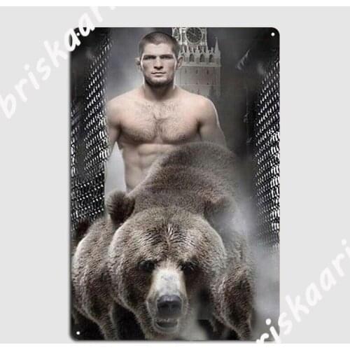 The Eagle Khabib Time Metal Sign Designing Mural Club Poster Tin sign Posters