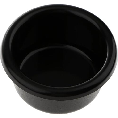 Universal Black Plastic Cup Drink Can Holder 90mm Dia for Boat Marine RV Install Almost Anywhere Table Counter Top Dashboard