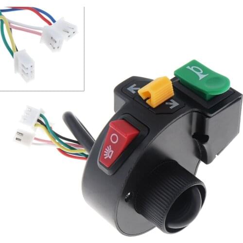 Universal Motorcycle ATV Bike Scooter 7/8" Switch Horn Turn Signals On/Off Light 12V Motorbike Switches Motor Accessories