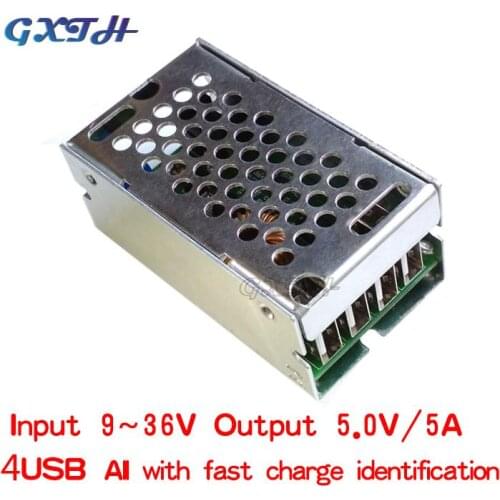 DC-DC USB Step UP Down Power Supply Module 24v/12V to 5V 5A Power Module Power Converter Super LM2596S