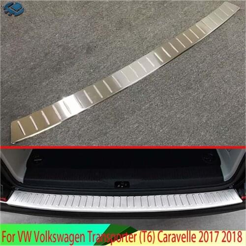 For VW Volkswagen Transporter (T6) Caravelle 2017 2018 Stainless steel outside trunks decorative plate pedal