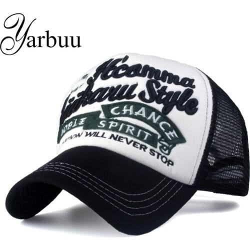 [YARBUU]Brand Baseball caps with letter net Caps for men women new fashion Snapback Casual summer caps unisex adjustable hat