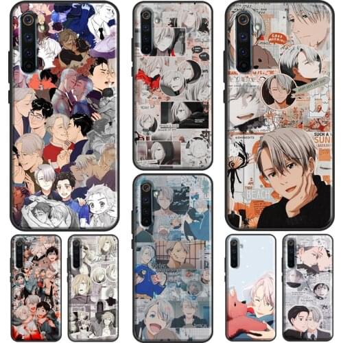 Yuri on Ice Aesthetics Case For OnePlus 9R 8 9 Pro 7T 8T Nord Coque For Realme 8 Pro 6 7 Q3 Pro C3 C11 C15 GT Neo