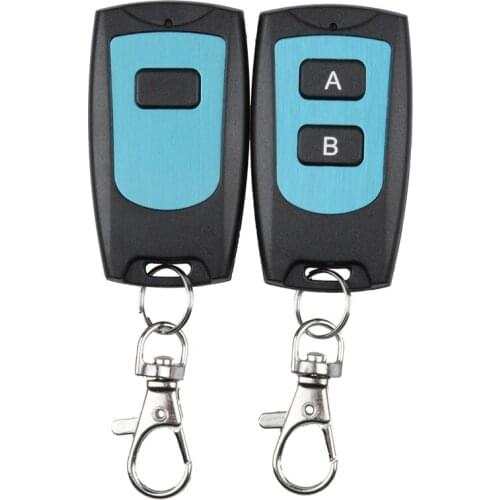 315MHZ 433MHZ 1/2/3/4 Wireless Remote Controller Transmitter Water-proof Black Color Ultra-Thin fittings for Receiver 50pcs/lot