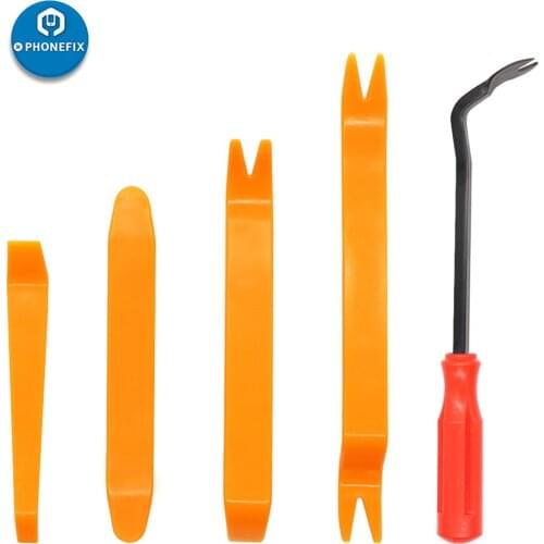 5pcs Auto Trim Removal Tool Kit Plastic Fastener Car Auto Dash Radio Audio Removal Installer Car Door Clip Panel Trim Dash