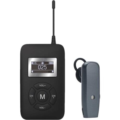 Wireless Radio Audio Tour Guide Management System with Disinfection Carry Case