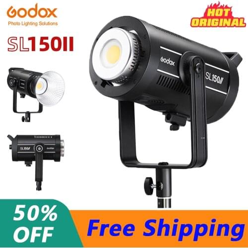 Godox SL150II SL150W II Video Light 5600K 2.4G Wireless X System For Photography Studio Accessories Youtube Tiktok Live