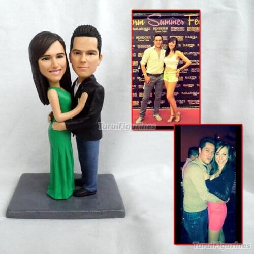 Custom Figurine from photos wedding Christmas birthday cake topper gift souvenir decoration party favor favour polymer clay doll