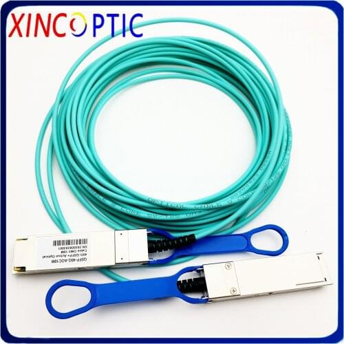 2Pcs 40Gbase QSFP+ AOC 10M Cable,10M (33ft) Extreme Networks 40GB-F10-QSFP Compatible 40G QSFP+ Active Optical Cable