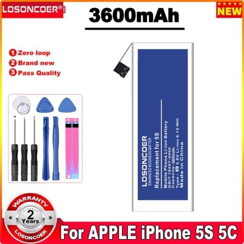 Аккумуляторы для телефонов Apple iPhone 5s LOSONCOER China At AliExpress
