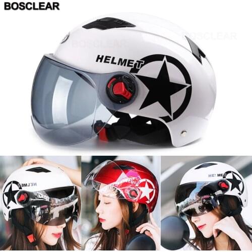 For Harley Motorcycle helmet unisex summer sunscreen helmet hard cap electric bicycle Anti-UV Safety Hard Hat Open Face Half hel