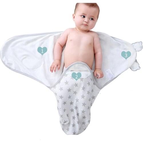 Baby swaddling newborn wrap blanket 100% cotton soft 0-6 months Blanket Swaddle Sleeping bag