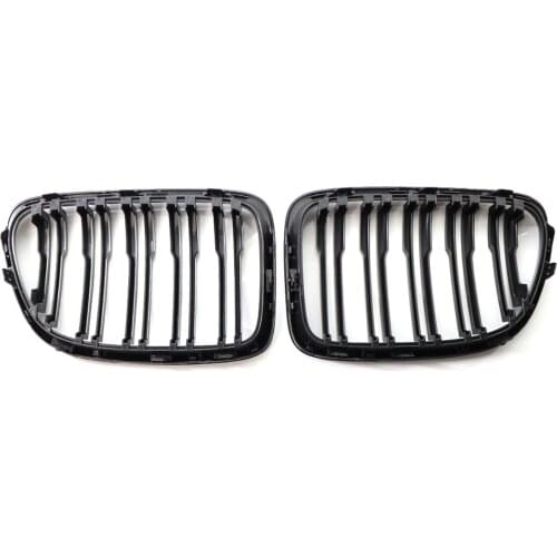 2pcs Front Grille Cover for BMW X1 E84 11-16 51117347670 Vehicle Replacement