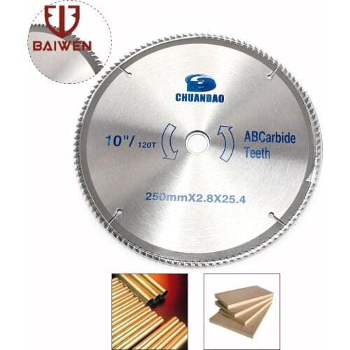 250mm/300mm/350mm/400mm Saw Blade Circular Wood Cutting Disc Alloy cutting Disc Power Tool Cutting For Wood & Aluminum 100T/120T